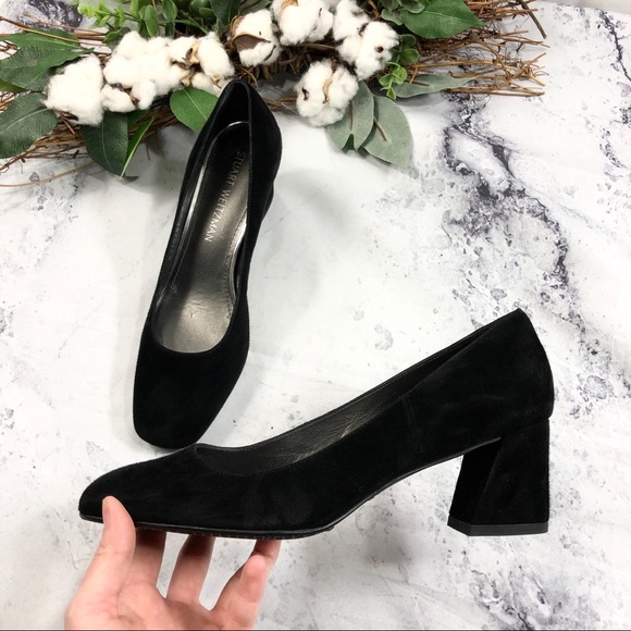 Stuart Weitzman Shoes - NWOT Stuart Weitzman Marymid Suede Pump block heel